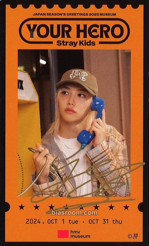 Felix 2025 Japan Season's Greetings - Your Hero Photocard - Stray Kids - Stray Kids K-pop photocard