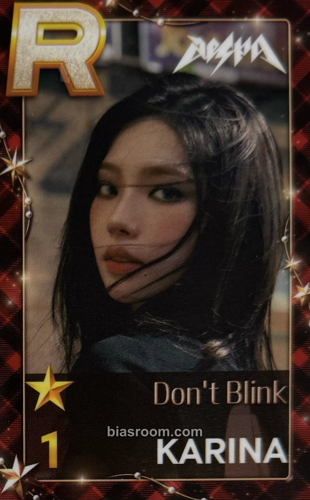 Karina SuperStar SMTown Pop-Ups Photocard - aespa - aespa K-pop photocard