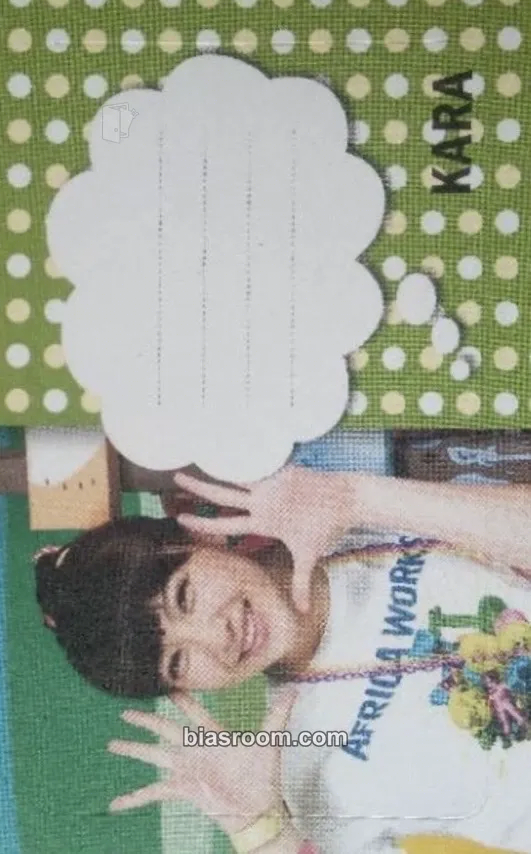 Jiyoung Tin Case Sticker set Photocard - KARA - KARA K-pop photocard