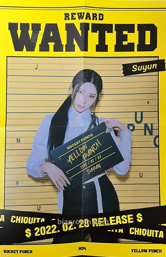 Suyun Yellow punch Photocard - Rocket Punch - Rocket Punch K-pop photocard