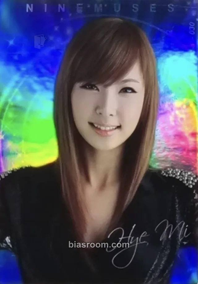 9MUSES - Hyemi - 9muses Lotte Snack Cards Other holographic (hologram) lotte snack