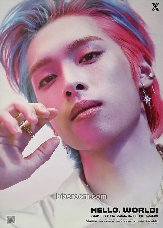 Xdinary Heroes - Gaon - Hello, World! Album poster pob (pre-order benefit) photobook version