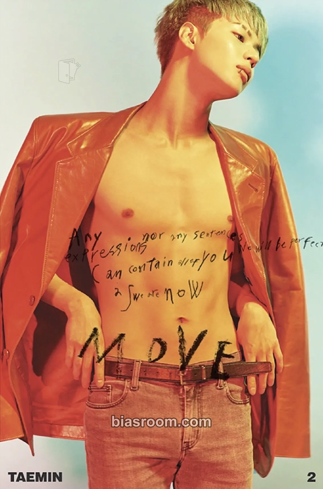 Taemin MOVE - The 2nd Album Photocard - Taemin K-pop photocard