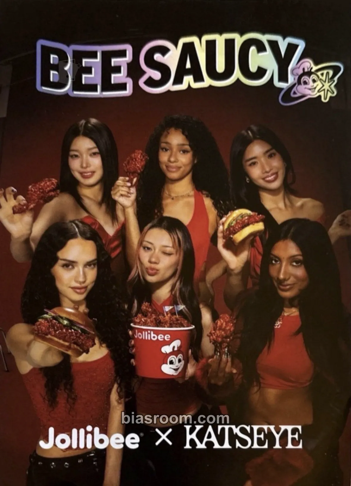 Jollibee x KATSEYE Photocard - KATSEYE - KATSEYE K-pop photocard