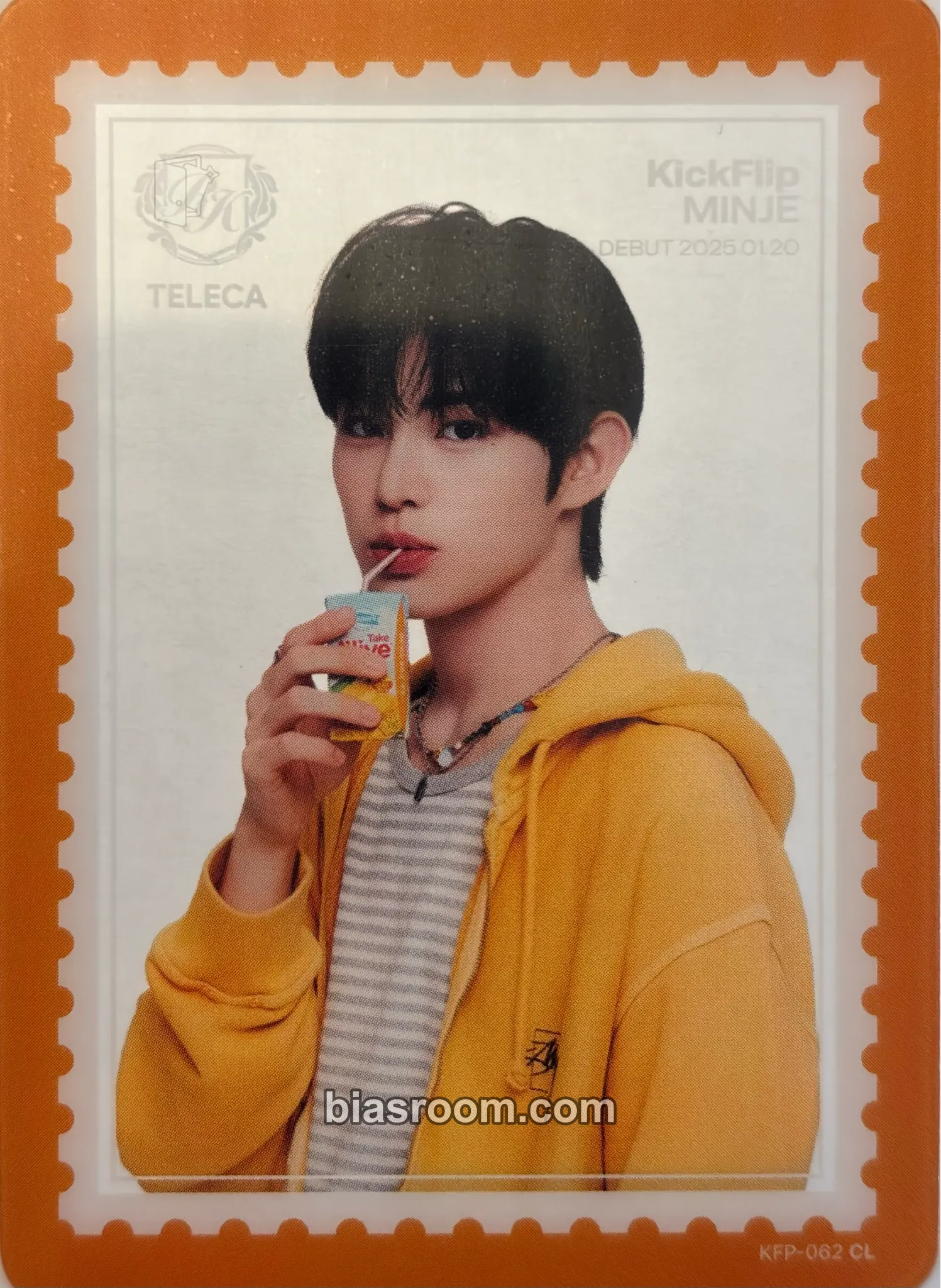 Minje TELECA 2025 K-POP ROOKIE COLLECTION CARDS Photocard - KickFlip - KickFlip K-pop photocard