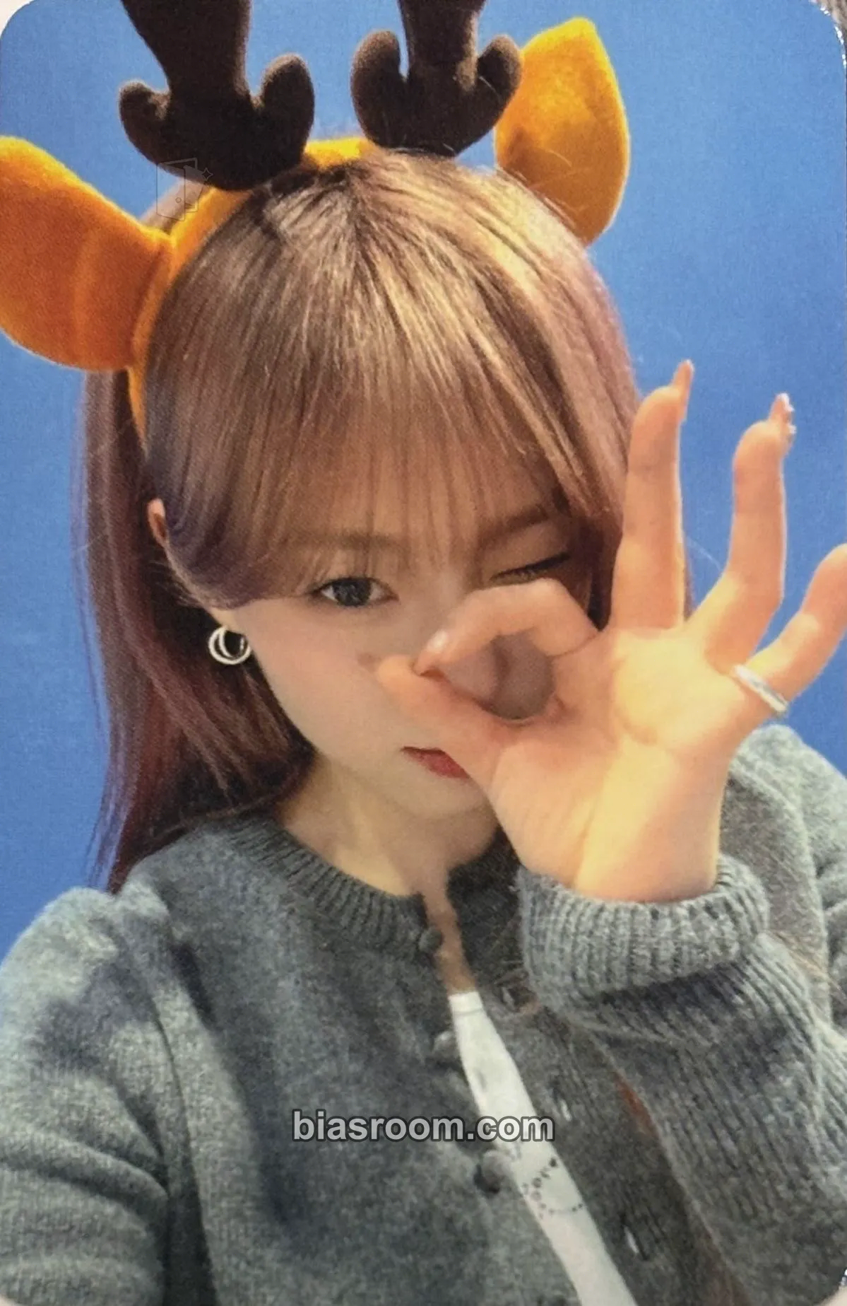 Chaehyun Christmas / End of Year Party Photocard - Kep1er - Kep1er K-pop photocard