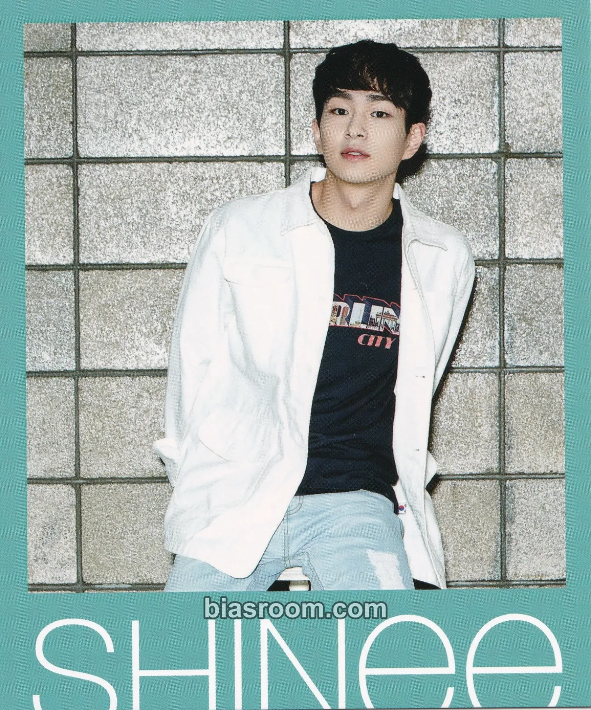 Onew SMTOWN OFFICIAL MD Photocard - SHINee - SHINee K-pop photocard
