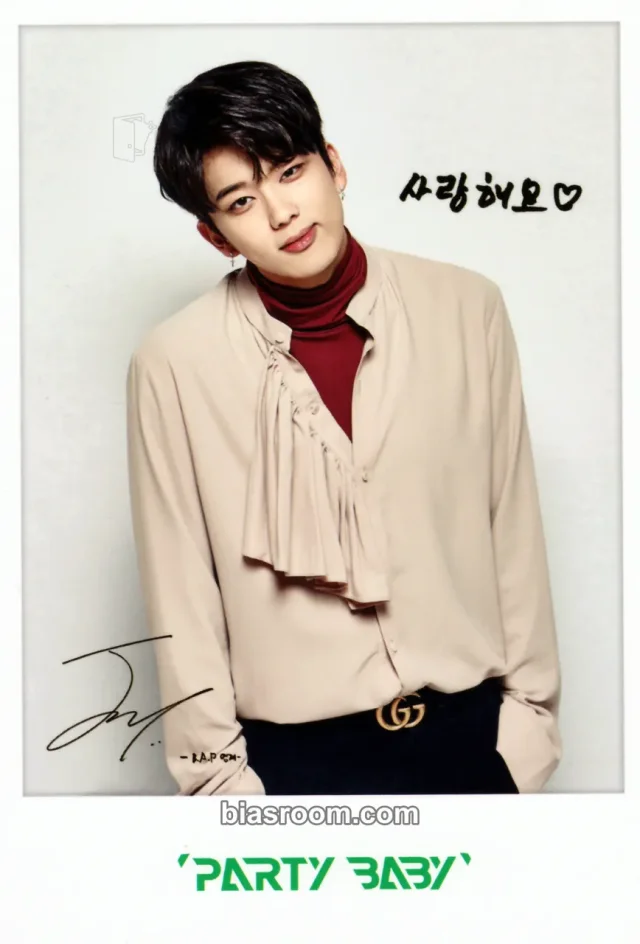 BANG&JUNG&YOO&MOON - Youngjae - B.A.P 2017 World Tour 'Party Baby!' Event polaroid set tour merch C version