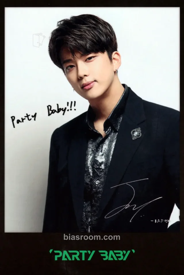 BANG&JUNG&YOO&MOON - Youngjae - B.A.P 2017 World Tour 'Party Baby!' Event polaroid set tour merch A version