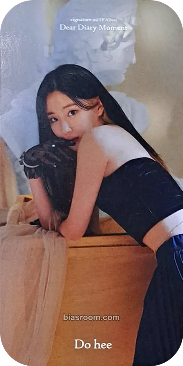 cignature - Dohee - Dear Diary Moment Album non-standard size message card album inclusion
