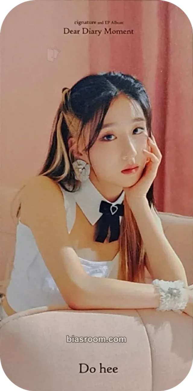cignature - Dohee - Dear Diary Moment Album non-standard size album inclusion message card