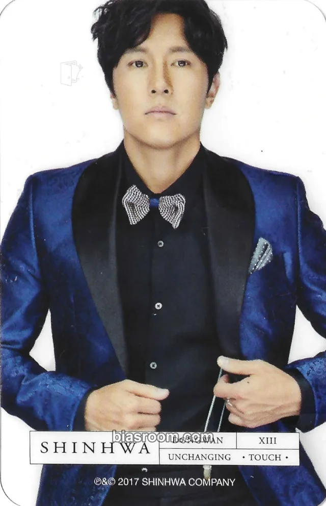 Shinhwa - Dongwan - Unchanging: Touch Album album photocard transparent/translucent