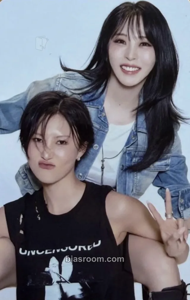 MAMAMOO - Moonbyul & Hwasa - 4WARD World Tour Event trading card pop-up k-monstar taipei kaohsiung