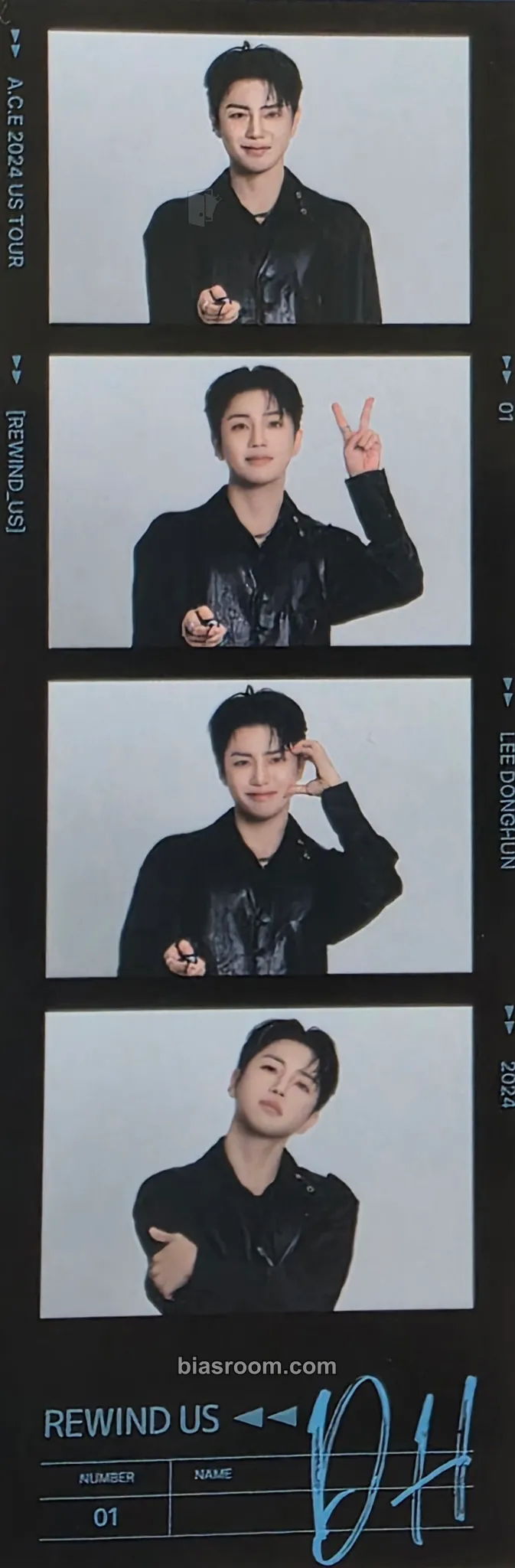 Lee Jiham A.C.E 2024 US Tour : Rewind US Photocard - A.C.E - A.C.E K-pop photocard