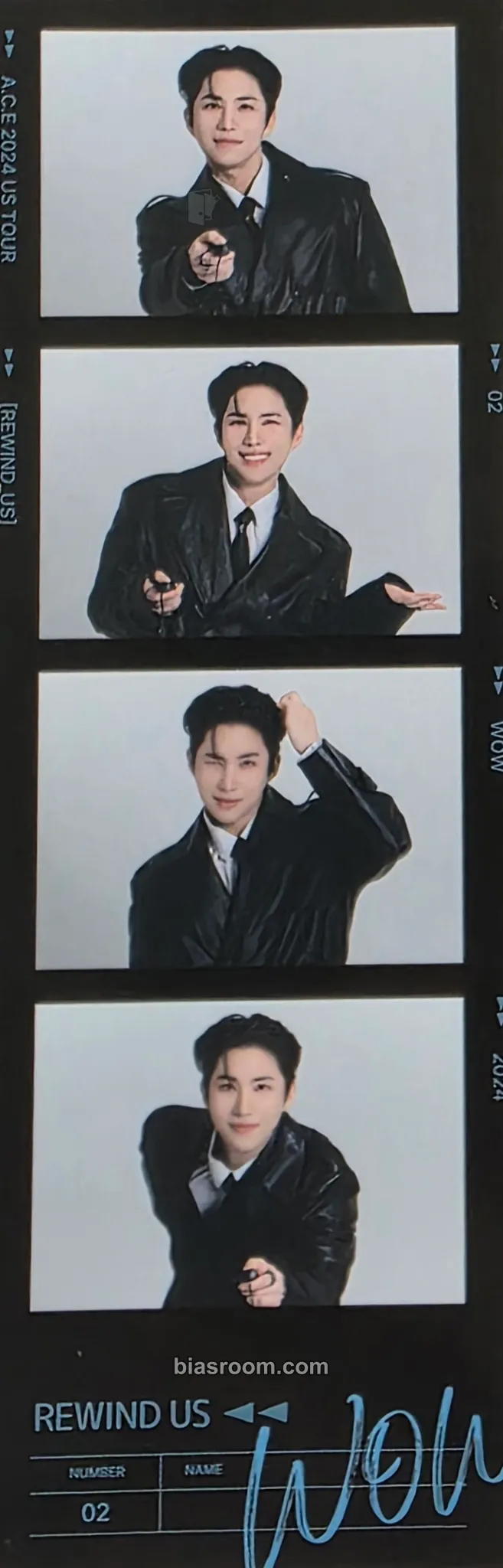 Wow A.C.E 2024 US Tour : Rewind US Photocard - A.C.E - A.C.E K-pop photocard