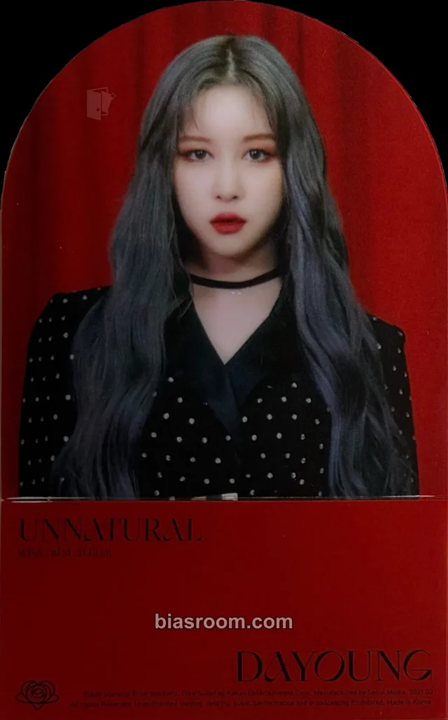WJSN - Dayoung - UNNATURAL Album album inclusion standee first press only transparent/translucent