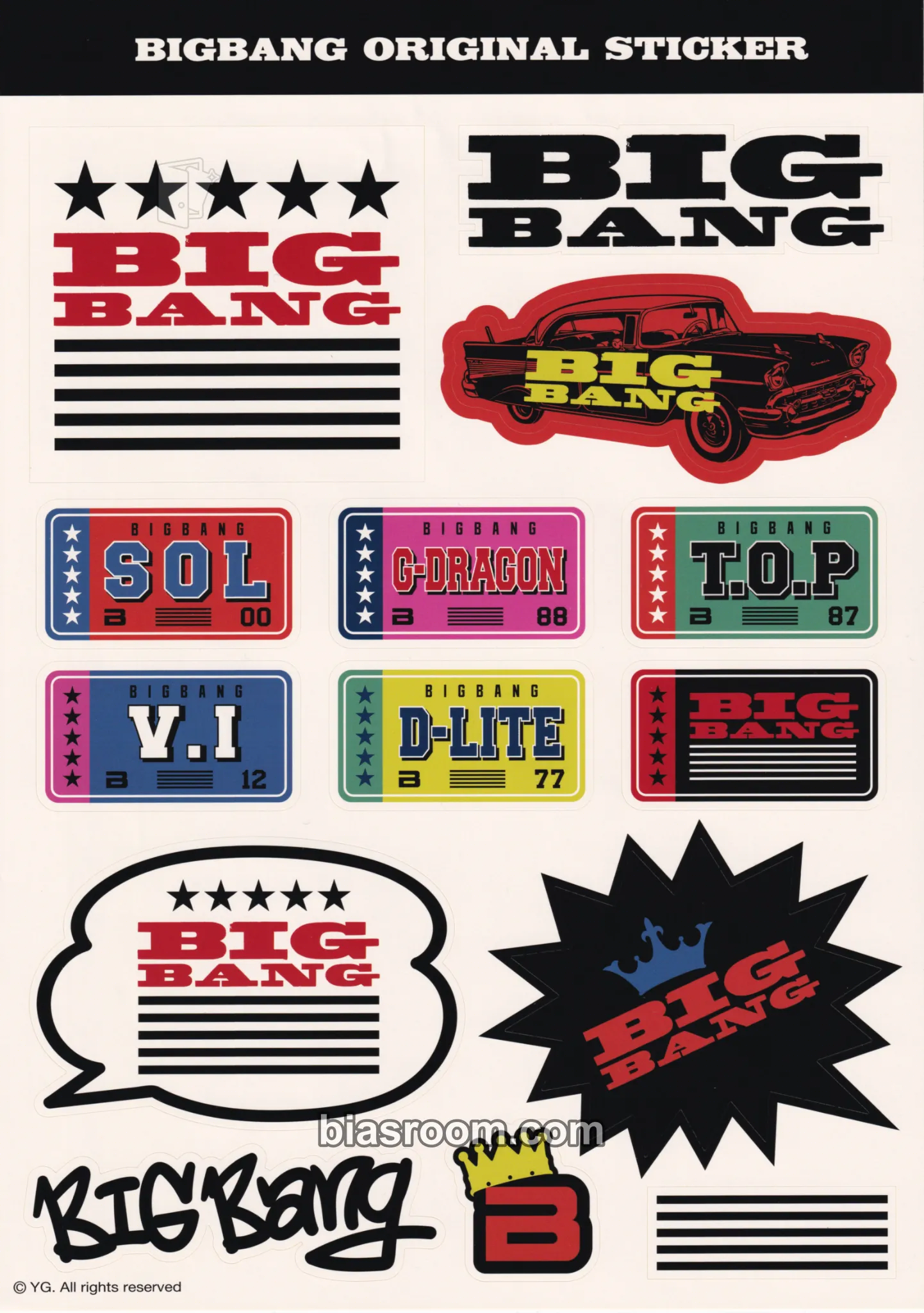 Made World Tour Photocard - BIGBANG - BIGBANG K-pop photocard