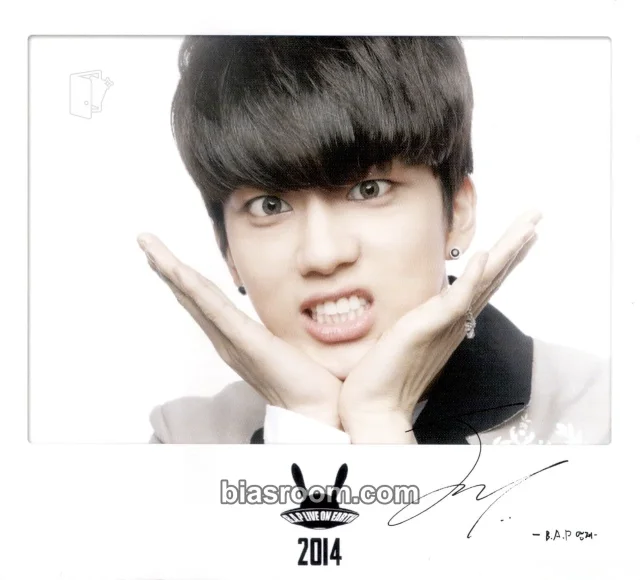 BANG&JUNG&YOO&MOON - Youngjae - B.A.P: Live on Earth 2014 Tour Event polaroid tour merch