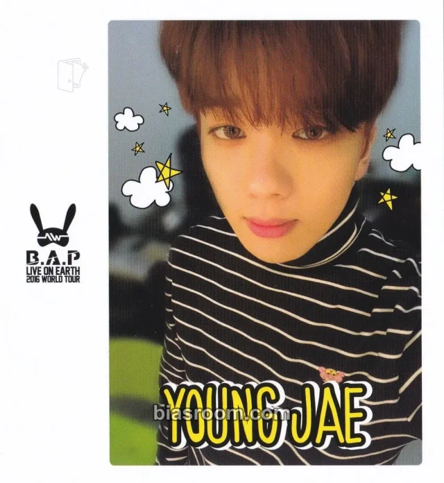 BANG&JUNG&YOO&MOON - Youngjae - Live On Earth 2016 World Tour AWAKE!! Event polaroid set tour merch