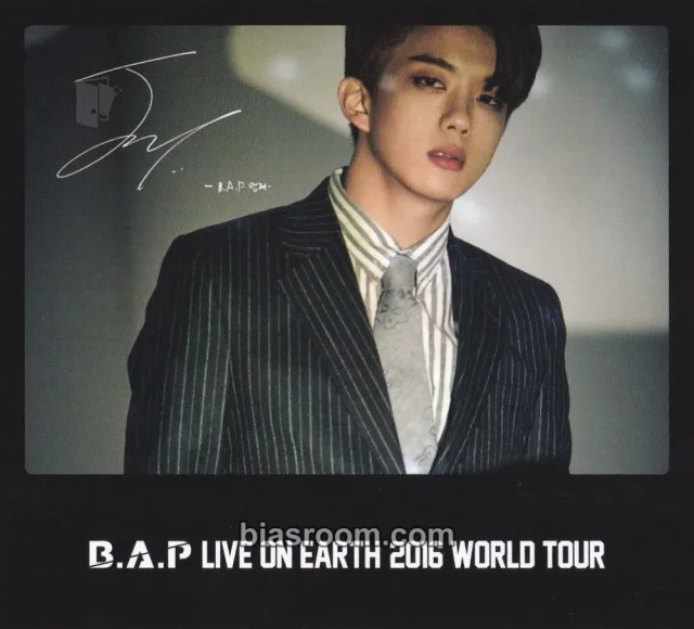 BANG&JUNG&YOO&MOON - Youngjae - Live On Earth 2016 World Tour AWAKE!! Event polaroid set tour merch