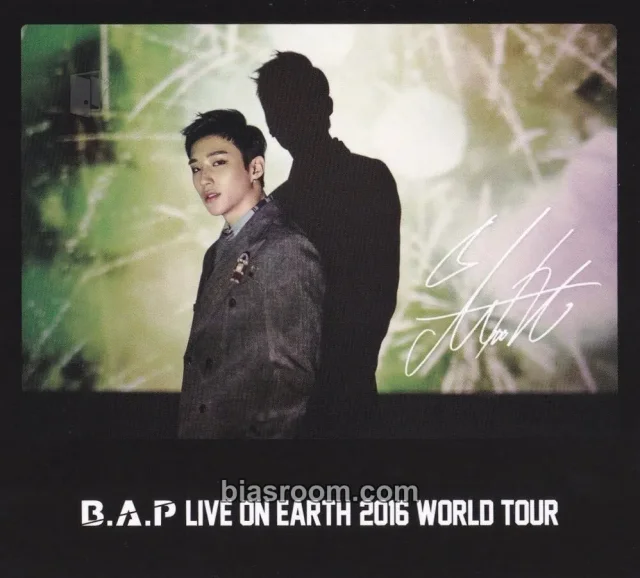 BANG&JUNG&YOO&MOON - Jongup - Live On Earth 2016 World Tour AWAKE!! Event polaroid set tour merch