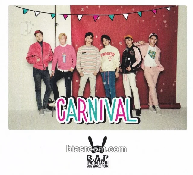 BANG&JUNG&YOO&MOON - Live On Earth 2016 World Tour AWAKE!! Event polaroid set tour merch