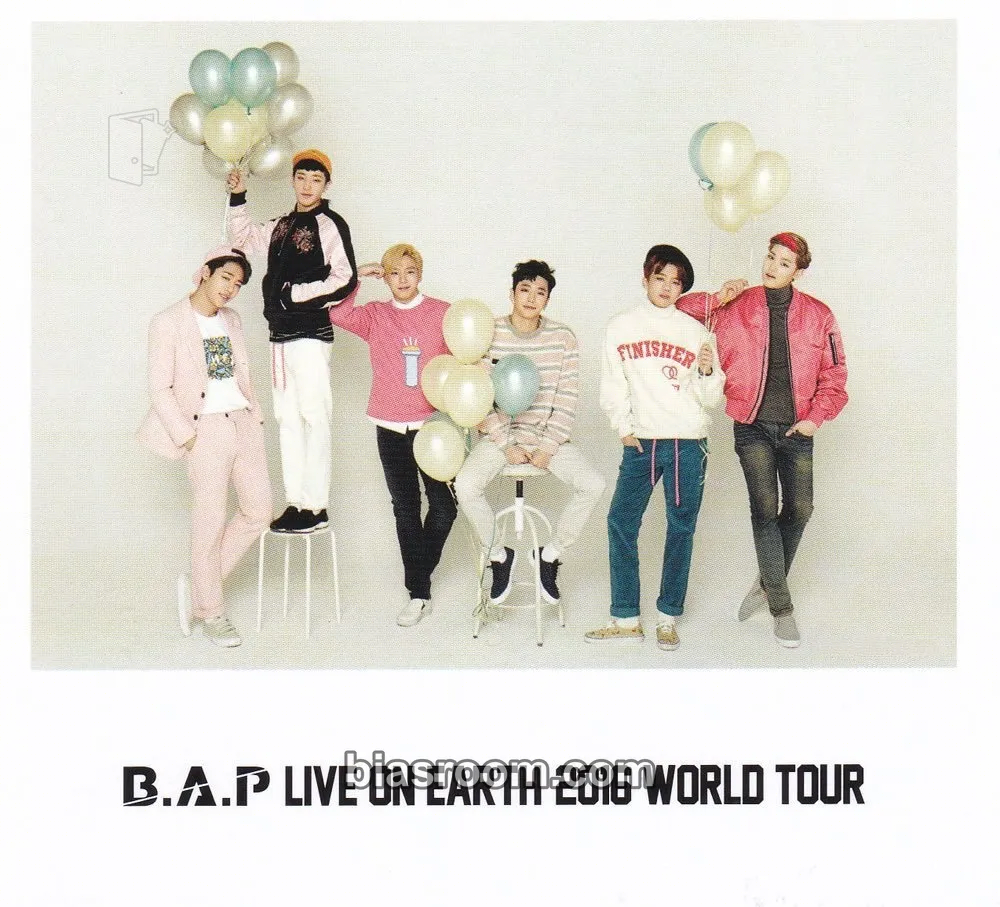 B.A.P: Live On Earth 2016 World Tour AWAKE!! Photocard - BANG&JUNG&YOO&MOON - BANG&JUNG&YOO&MOON K-pop photocard