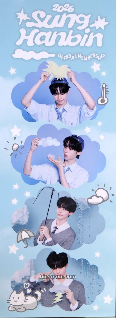 Hanbin Sung Hanbin 1st Official Fanclub Photocard - ZEROBASEONE - ZEROBASEONE K-pop photocard