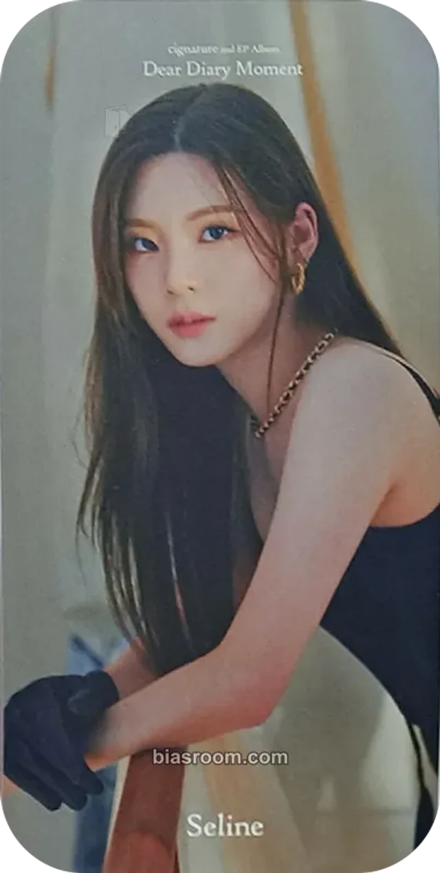 cignature - Seline - Dear Diary Moment Album album photocard non-standard size