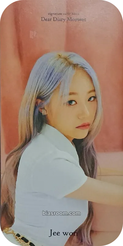 Jeewon Dear Diary Moment Photocard - cignature - cignature K-pop photocard