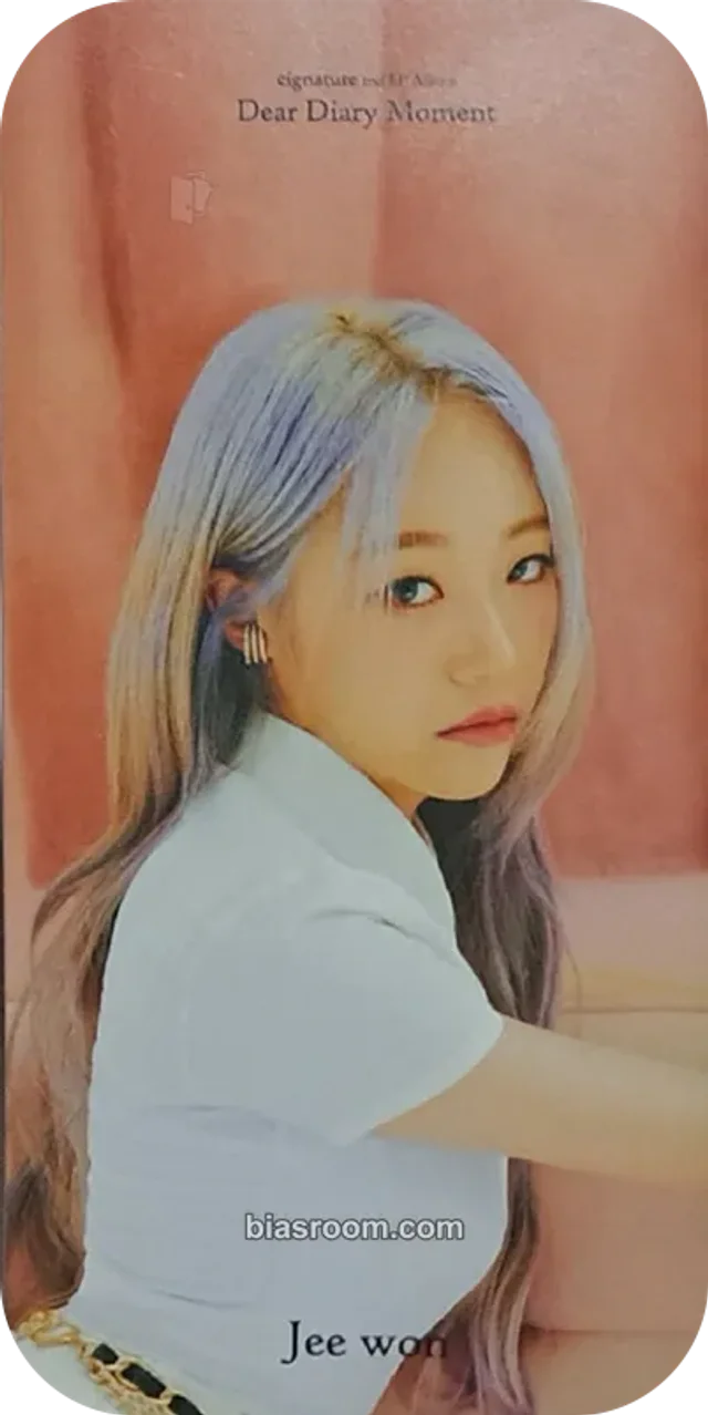 cignature - Jeewon - Dear Diary Moment Album album photocard non-standard size