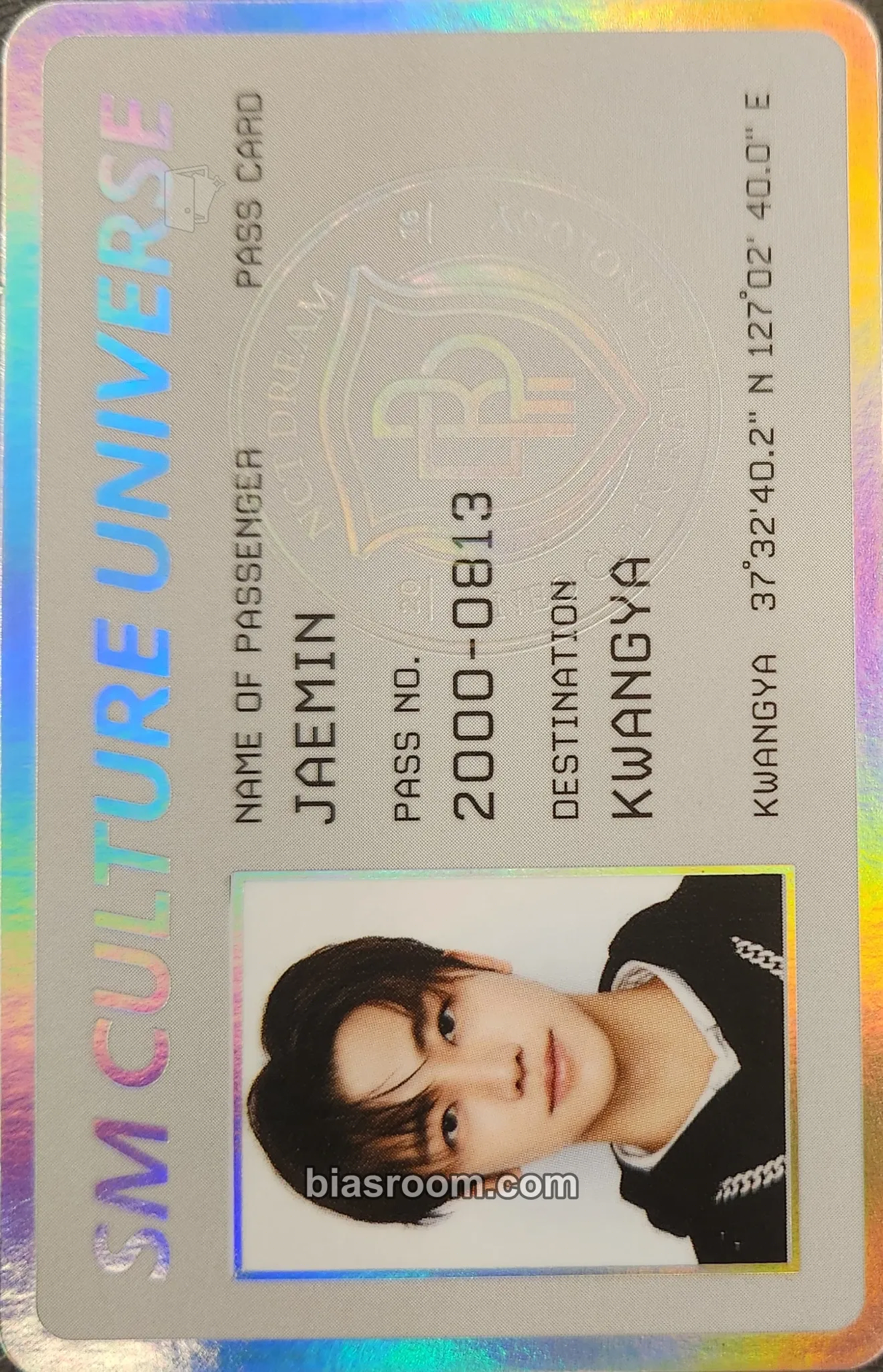 Jaemin 2022 SMTOWN LIVE: SMCU EXPRESS Photocard - NCT - NCT K-pop photocard