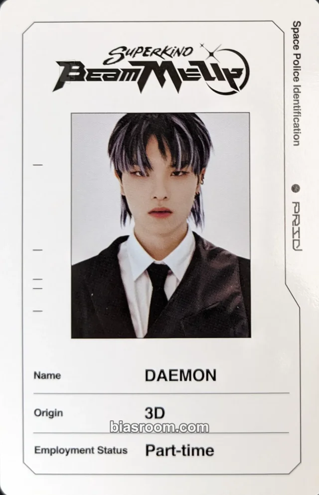 Superkind - Daemon - Profiles of the Future (Λ) : 70% Album album photocard id card 3d version qr card