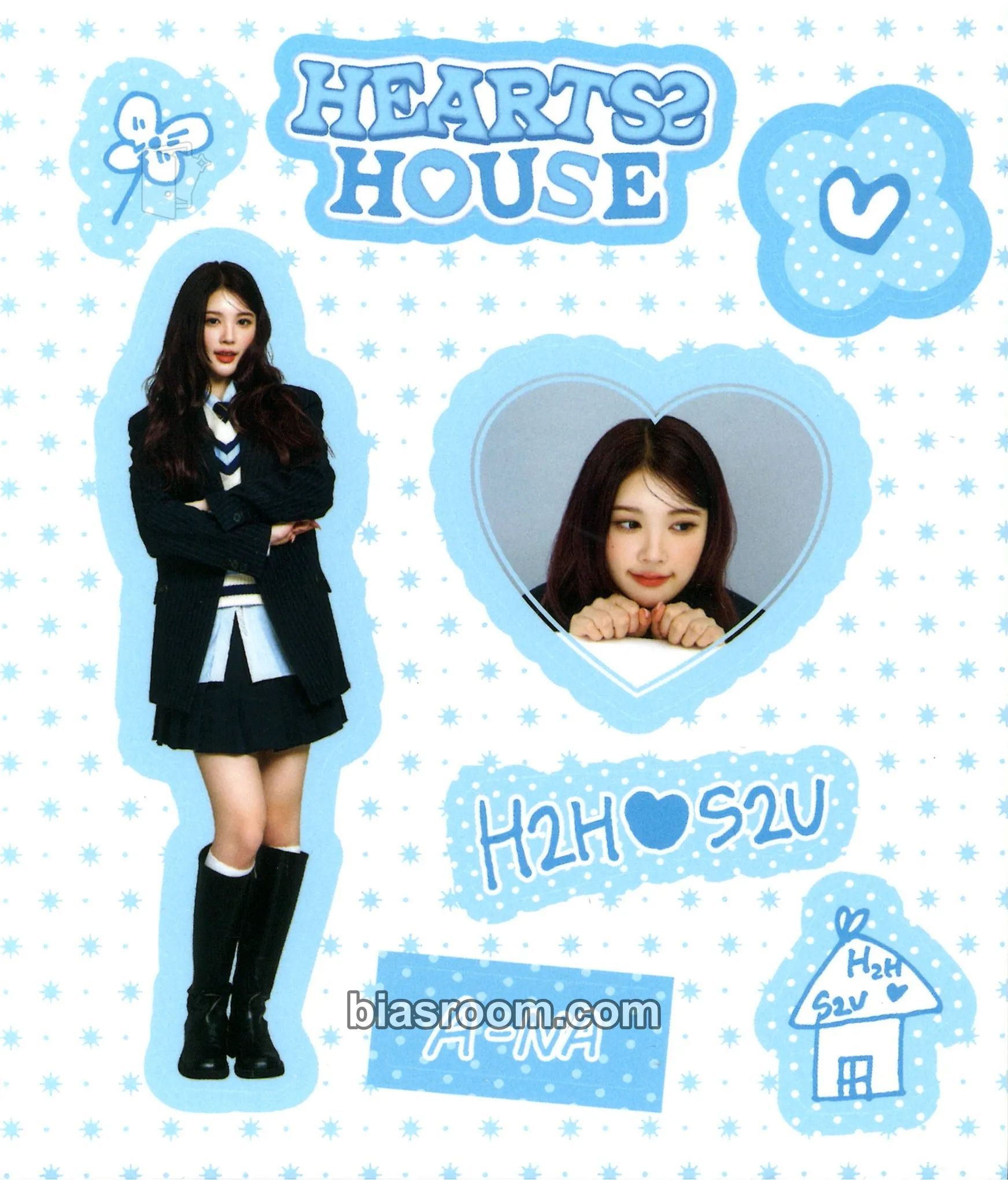 A-na Hearts2House Photocard - Hearts2Hearts - Hearts2Hearts K-pop photocard