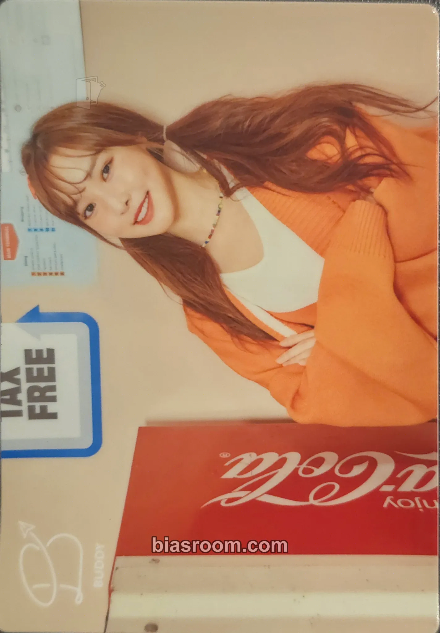 Yuju GLOBAL BUDDY MEMBERSHIP - Trip Together : Check In Photocard - GFRIEND - GFRIEND K-pop photocard