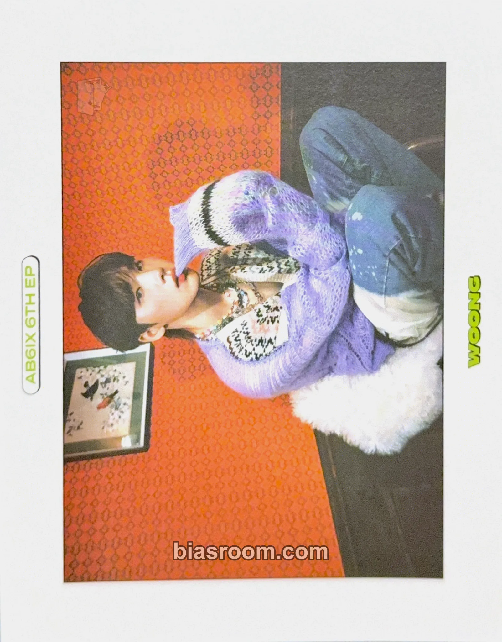 Woong TAKE A CHANCE Photocard - AB6IX - AB6IX K-pop photocard