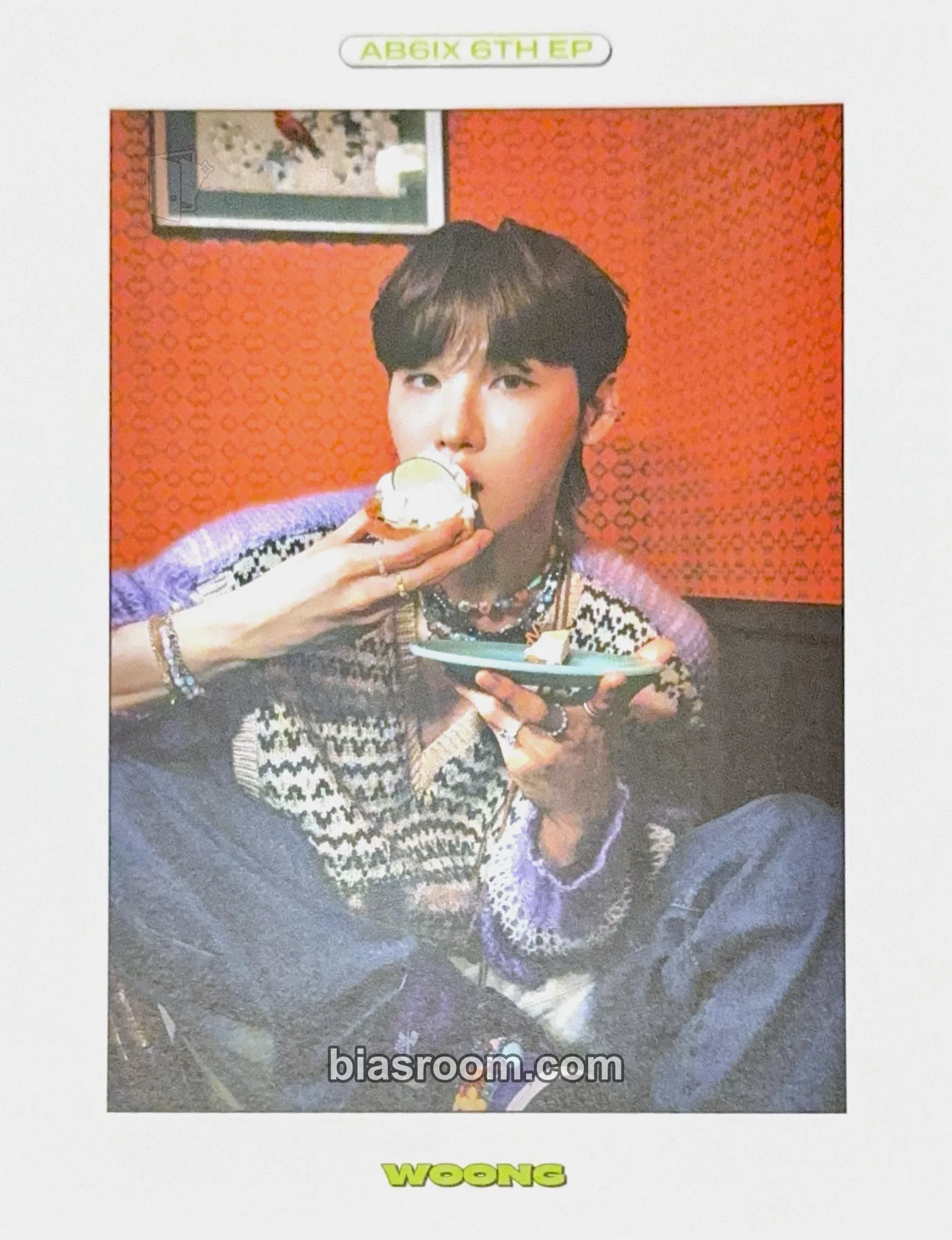 Woong TAKE A CHANCE Photocard - AB6IX - AB6IX K-pop photocard