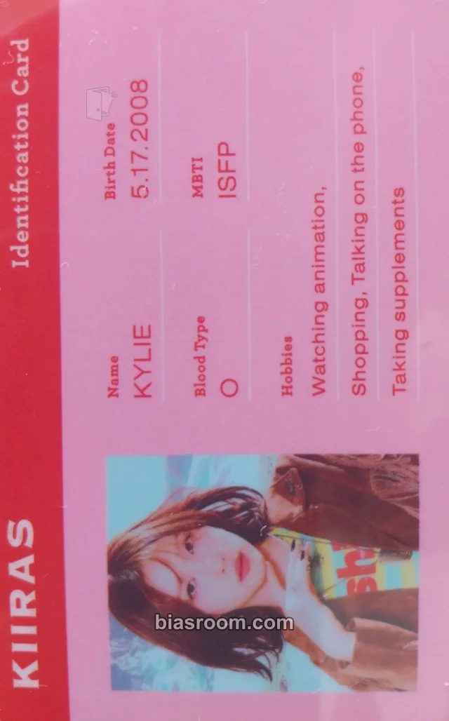 Kiiras - Kylie - Kill Ma Bo$$ Album album photocard id card