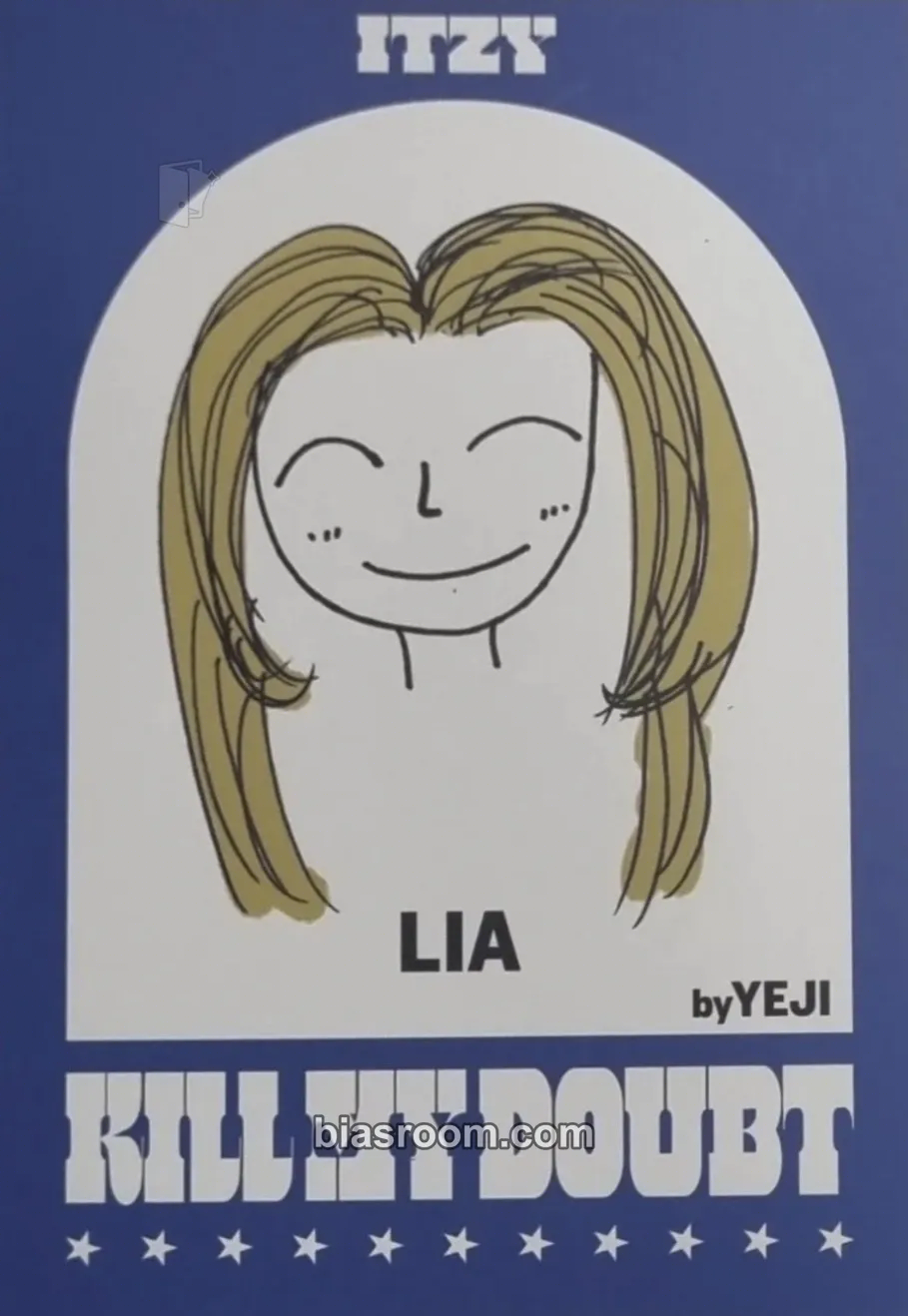 Lia KILL MY DOUBT Photocard - ITZY - ITZY K-pop photocard