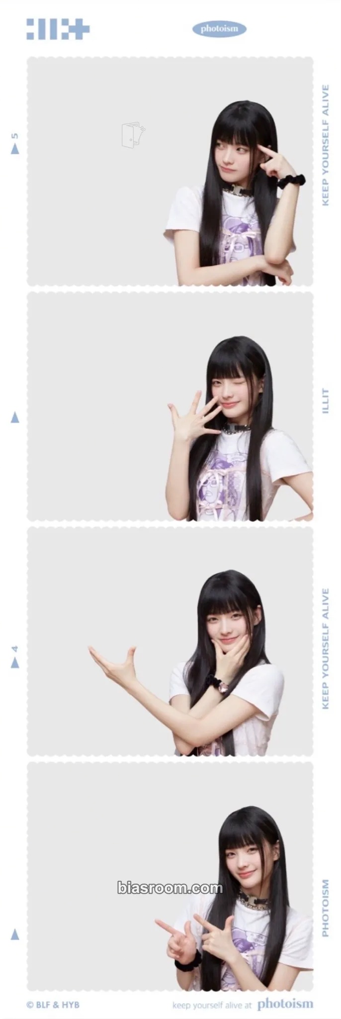ILLIT PHOTOISM フォトイズム イロハ サイン入り IROHA Iroha Photocards (ILLIT) | Bias Room