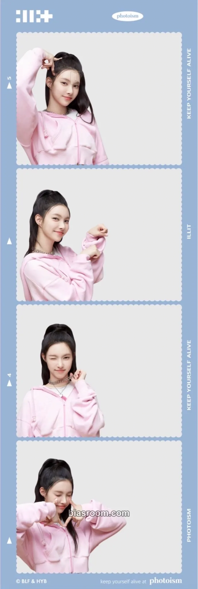 Yunah ILLIT X PHOTOISM Photocard - ILLIT - ILLIT K-pop photocard