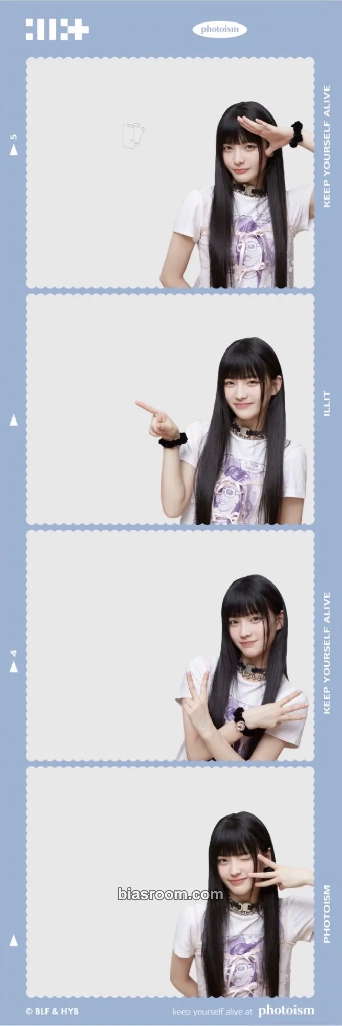 ILLIT PHOTOISM フォトイズム イロハ サイン入り IROHA Iroha Photocards (ILLIT) | Bias Room