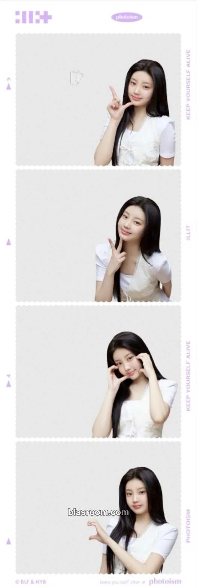 Wonhee ILLIT X PHOTOISM Photocard - ILLIT - ILLIT K-pop photocard