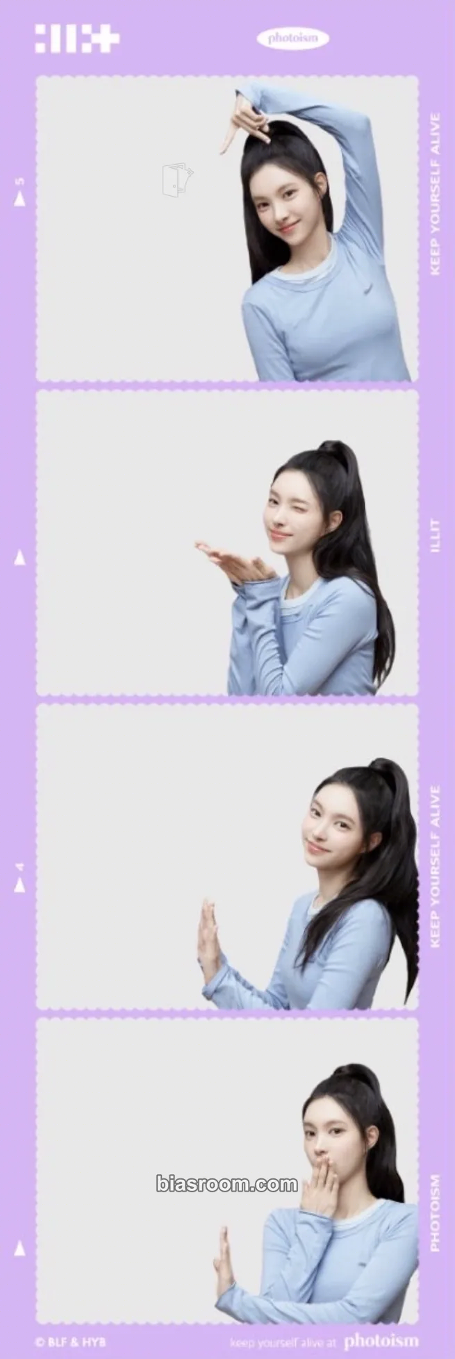 Yunah ILLIT X PHOTOISM Photocard - ILLIT - ILLIT K-pop photocard