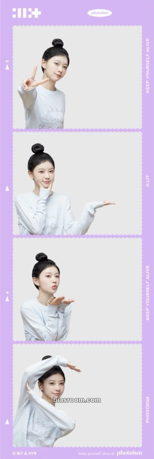 Moka ILLIT X PHOTOISM Photocard - ILLIT - ILLIT K-pop photocard