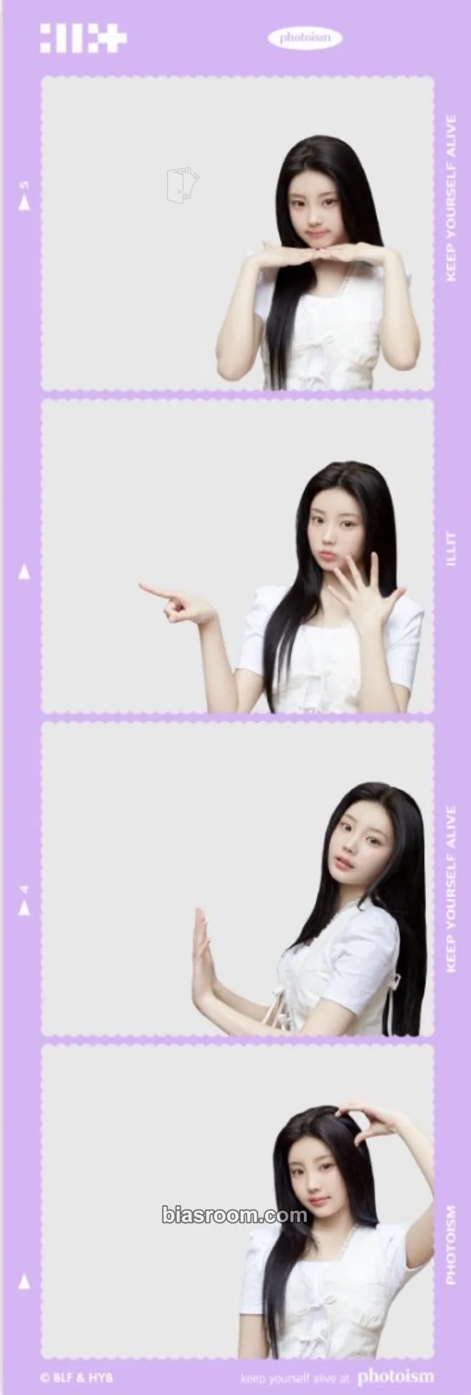 Wonhee ILLIT X PHOTOISM Photocard - ILLIT - ILLIT K-pop photocard