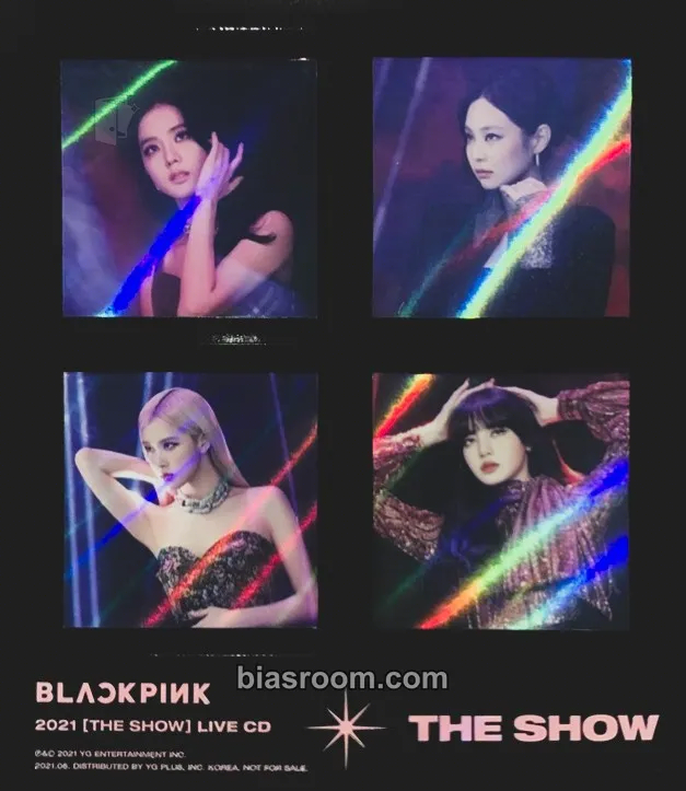 BLACKPINK 2021 'THE SHOW' LIVE CD Photocard - BLACKPINK - BLACKPINK K-pop photocard