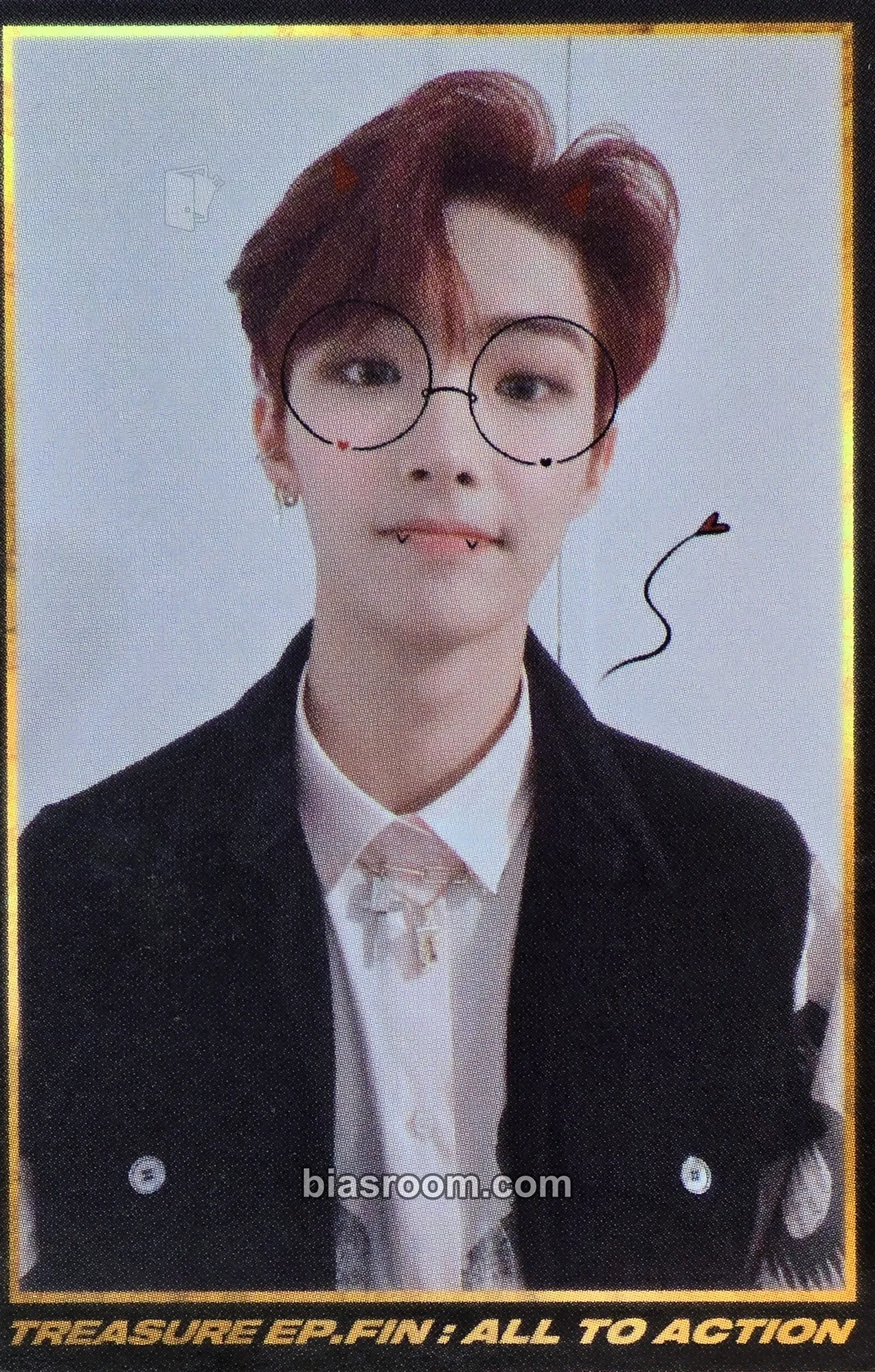Mingi TREASURE EP.FIN : All To Action Photocard - ATEEZ - ATEEZ K-pop photocard