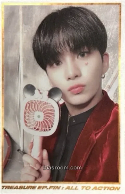 Jongho TREASURE EP.FIN : All To Action Photocard - ATEEZ - ATEEZ K-pop photocard