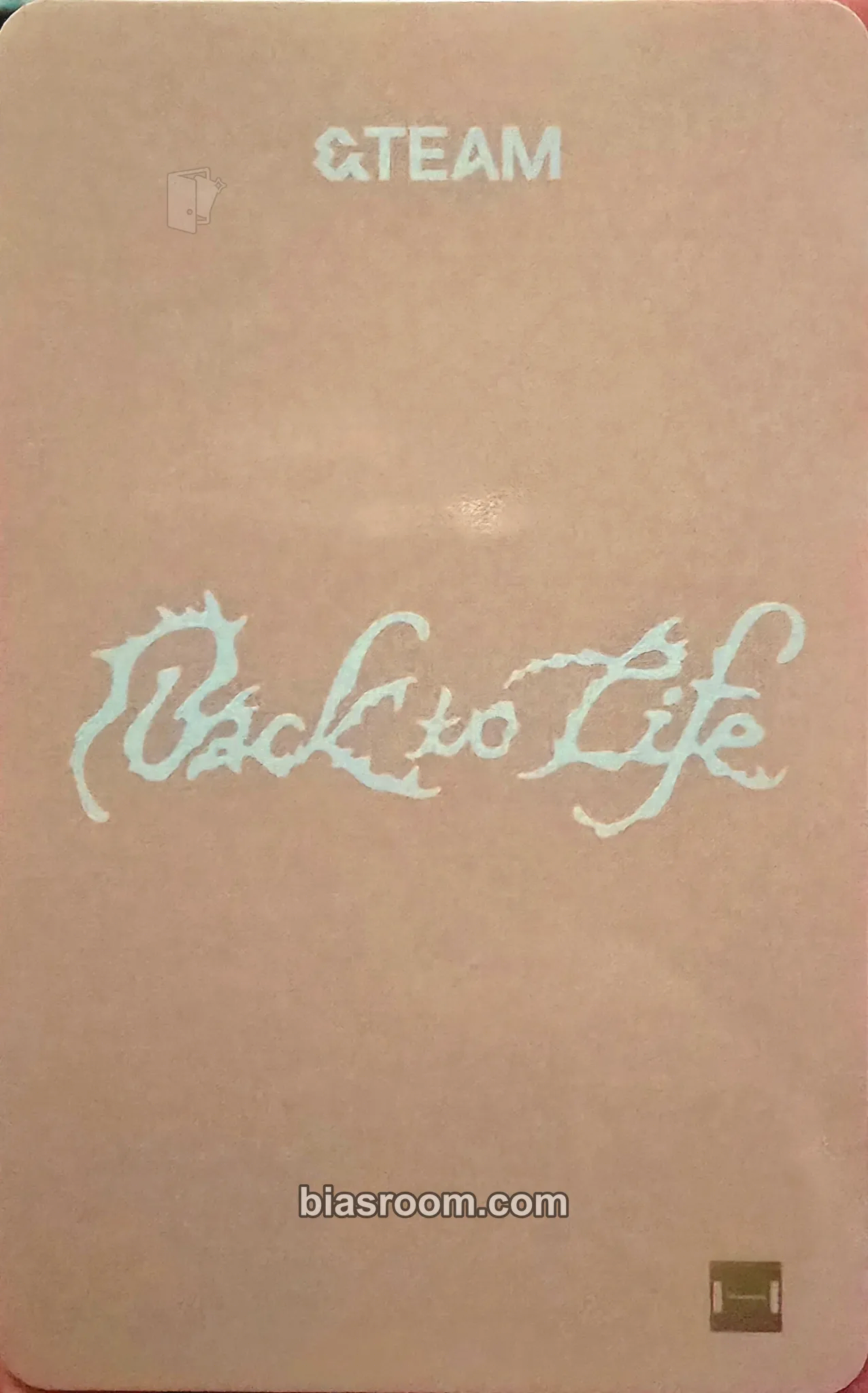 Maki Back to Life Photocard - &TEAM | Bias Room